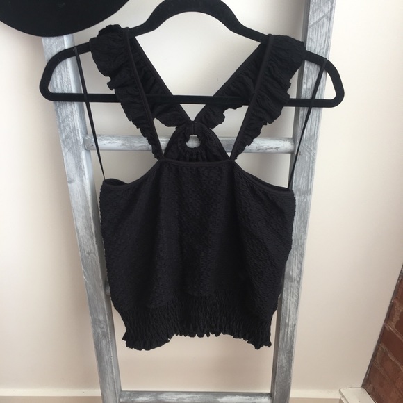 NWOT Anthropologie Marisol Ruffle Halter Top - Picture 5 of 5